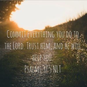 ✨ Psalm 37:5 NLT ✨